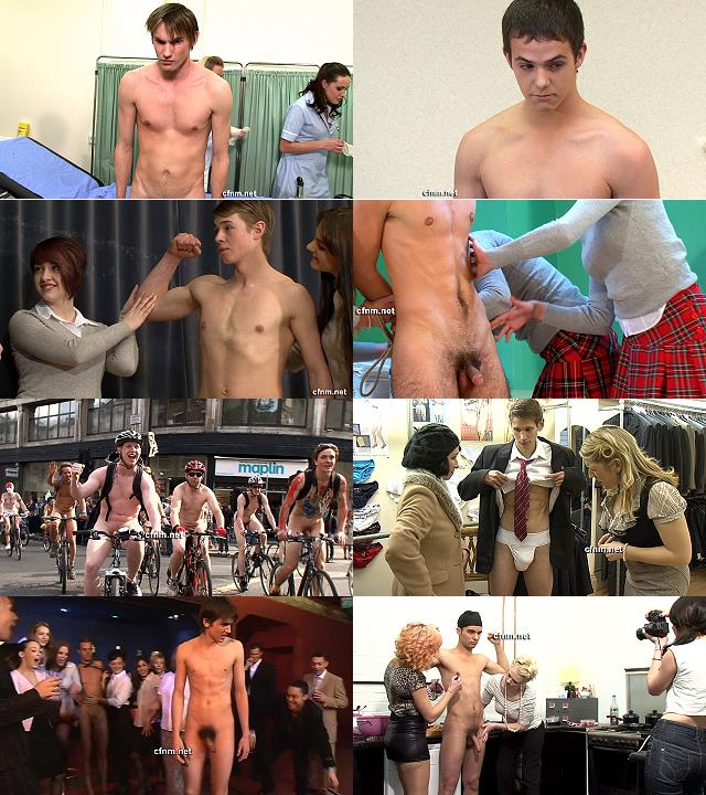 muscle men, school boys, sportmsen naked in cfnm